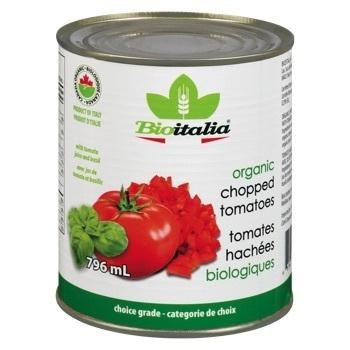 Bioitalia organic chopped tomatoes with basil - Valens Farms