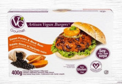 Vegan sweet potato and black bean burgers - Valens Farms