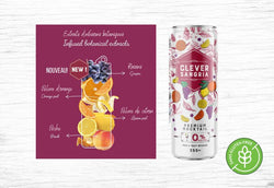 Clever mocktails, Sangria without alcohol - gluten free - Valens Farms