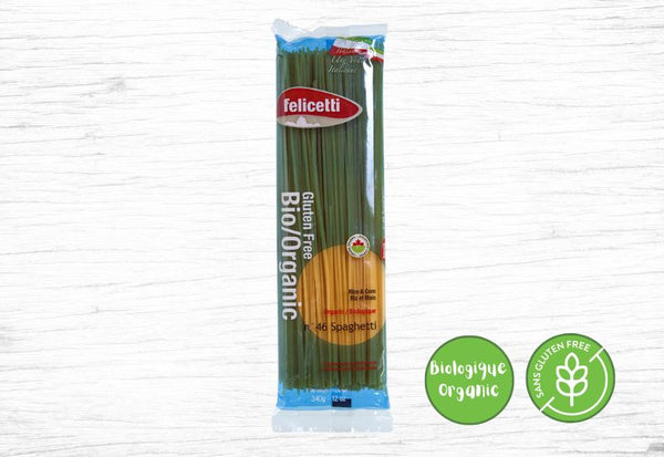 Felicetti, Organic spaghetti without gluten rice and corn n46 - Valens Farms