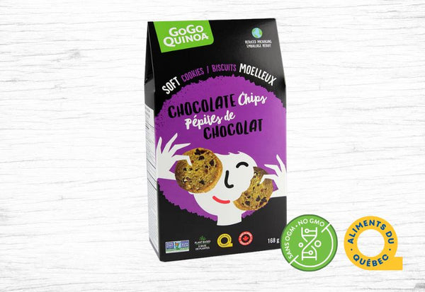 Gogo Quinoa, Organic chocolate chip cookies - Valens Farms