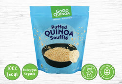 GoGo Quinoa, Organic puffed quinoa - Valens Farms