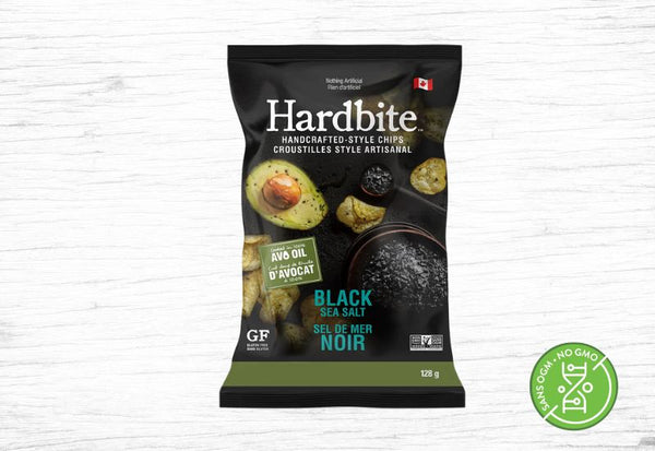 Hardbite, Black Sea Salt Chips - Valens Farms