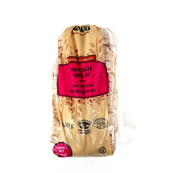 Inewa sourdough bread 100% organic rye - Valens Farms