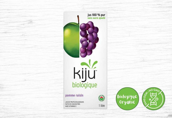 Kiju, organic apple and grape juice 1l - Valens Farms