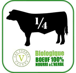 Organic Quarter Beef 100% Grass Fed - Valens Farms
