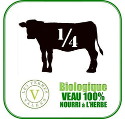 Organic veal quarter 100% grass-fed - Valens Farms