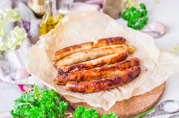 Chicken Sausages, Pre-cooked, Frozen, 5 Per Pack - Valens Farms