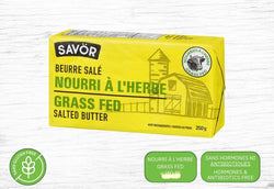 Savör, Grass fed butter - salted - Valens Farms