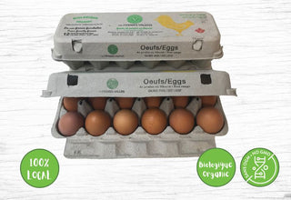 Special - 3 dozen BIG ORGANIC eggs - Fermes Valens