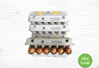 SPECIAL - 4 dozen MEDIUM NATURAL eggs - Valens Farms