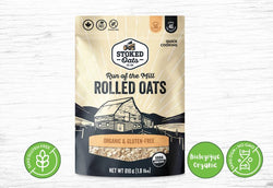 Stoked Oats, Organic and gluten free oat flakes - Valens Farms